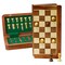 WE Games Travel Magnetic Wood Folding Chess Set, 7.375 inches